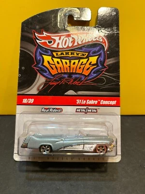 1/64 Hot Wheels Larry's Garage Real Riders 18/39 1951 Buick La Sabre Concept Foto 1 de 3
