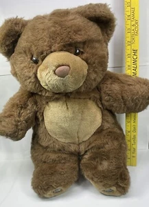 Teddybär Plüsch braunes Kuscheltier Spielzeug von 1988 Lemonwood Asia Ltd IN7564 - Bild 1 von 9