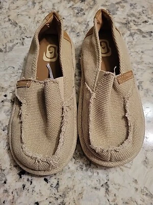 Mocasines de surf textiles para niños pequeños talla 11 sin cordones naturales  Foto 1 de 4