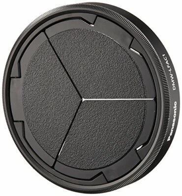 Panasonic Automatic opening and closing cap DMW-LFAC1-K Camera Lens NEW - Image 1 of 4