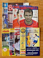 Joblot 7 X SHELBOURNE FC Home And Away Programmes 2002