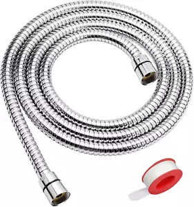 Shower Hose, 79 Inches Extra Long Stainless Steel Handheld Shower Head Hose with - Picture 1 of 12
