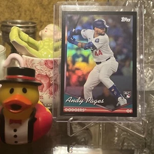 Andy Pages RC 2024 Topps Archives Baseball Black Foil Parallel - #295 LA Dodgers - Picture 1 of 2