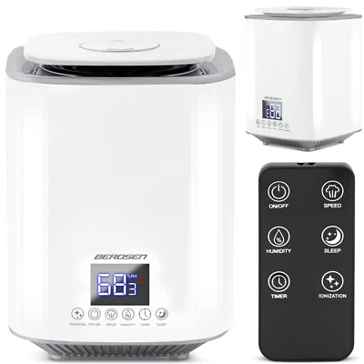 Luftbefeuchter Ultraschall Timer Aromazerstäuber Raumbefeuchter Hygrometer - Bild 1 von 4