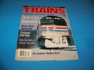 Trains Magazine "The Magazine Of Railroading" Vintage December 1999 - Picture 1 of 4