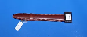 Correa de reloj marrón con almohadilla para silla de montar becerro 18 mm L - Imagen 1 de 2