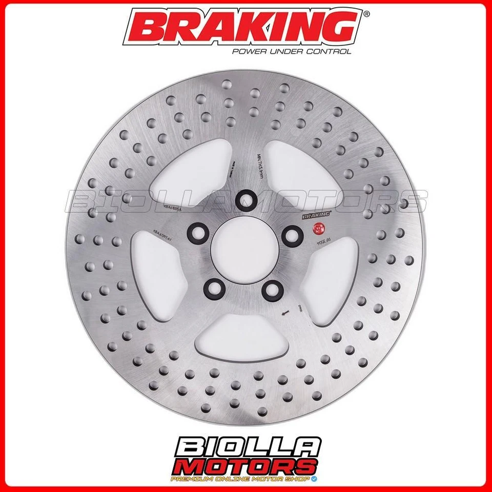 RF3504 DISCO FRENO POSTERIORE DX BRAKING HARLEY DAVIDSON FLHX STREET GLIDE 1690  Foto 1 de 4