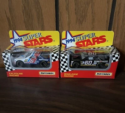 Matchbox 1994 Super Stars Series II Set - Mark Martin #60 Busch & #6 Winston Cup - Image 1 of 4