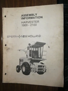 Sperry New Holland 1900 2100 Harvester Operators Manual 1985 - Picture 1 of 3