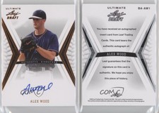 2012 Leaf Ultimate Draft Alex Wood #BA-AW1 Auto