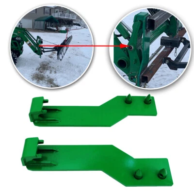 For John Deere Tractor Loader Quick Tach Weld On Mounting Brackets - Image 1 of 4