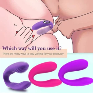 Waterproof-Vibrator-Bullet-G-Spot-Dildo-Clit-Massager-Vibe Couple Women Sex Toy - Picture 1 of 22