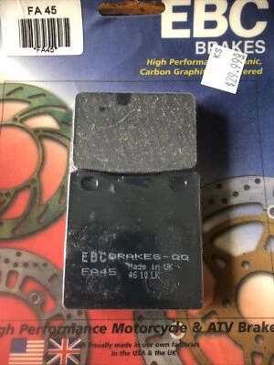 Тормозные колодки EBC FA 45 Honda CB750K CB650 CM400 Hondamatic передние органические колодки - Изображение 1 из 4