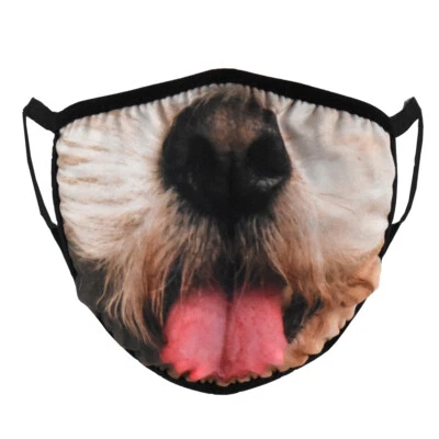 Mascarilla Protectora Infantil Reutilizable Lavable Transpirable Boca Nariz Cubre Perro Foto 1 de 4