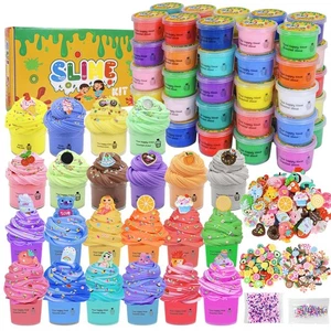 Paquete de 50 mini kit de baba de mantequilla, baba perfumada para niñas y niños, suave y - Imagen 1 de 5