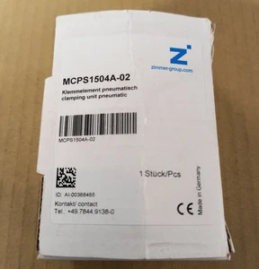 Zimmer MCPS1504A-02 Unidad de sujeción de riel lineal neumática 15 mm - Imagen 1 de 6