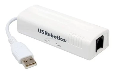 U.S. Robotics USR5637 56K Controlador USB Acceso telefónico Módem de fax externo con voz Foto 1 de 4