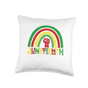 Juneteenth June 19th 1865 Black History Month Freedom Day Throw Pillow 16x16 - Picture 1 of 4
