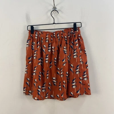 Red Camel Womens Small Skirt Red Mini Elastic Waist Woven Lightweight 17986 - Image 1 of 4