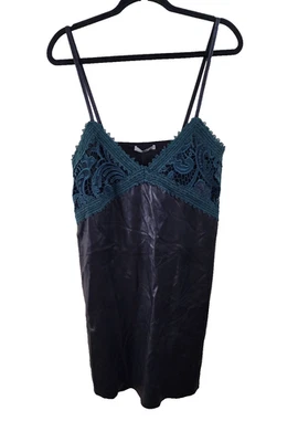 Nuevo Mini Vestido Zara TRF Para Mujer M Negro Verde Encaje Imitación Cuero Sin Mangas Foto 1 de 4