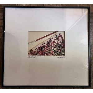 Original Art, Woven Paper by Larry Schulte - Rusty Apples - Signed and Framed - Picture 1 of 10