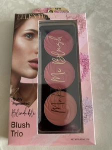 NEW Ellen Tracy 3 Highly Pigmented Blush Blendable  ROSE TO PINK Christmas Gift! - Picture 1 of 5