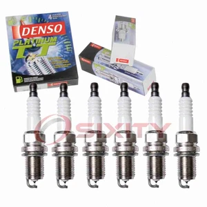 6 pc Denso Platinum TT Spark Plugs for 2005-2006 Suzuki Verona 2.5L L6 vr - Picture 1 of 5
