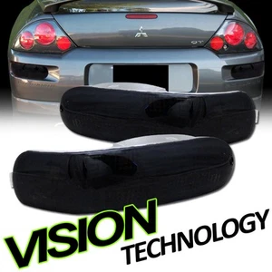 Crystal Smoke Tint Bumper Reverse Lights Lamp K2 For 00 01-05 Mitsbishi Eclipse - Picture 1 of 2