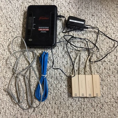 Netgear Model: 7550 (B90-755044-15) Frontier ADSL2+ Modem Router - Image 1 of 4