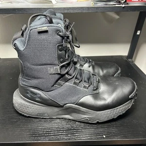 UNDER ARMOUR BOOTS MEN UA MICRO G STELLAR ZIP WP Black 3028314-001 Mens 9.5 - Picture 1 of 11