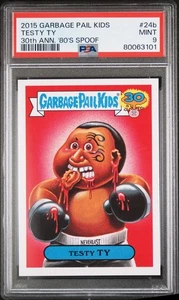 2015 Garbage Pail Kids TESTY TY 30th Ann. '80's Spoof PSA 9 - Picture 1 of 2