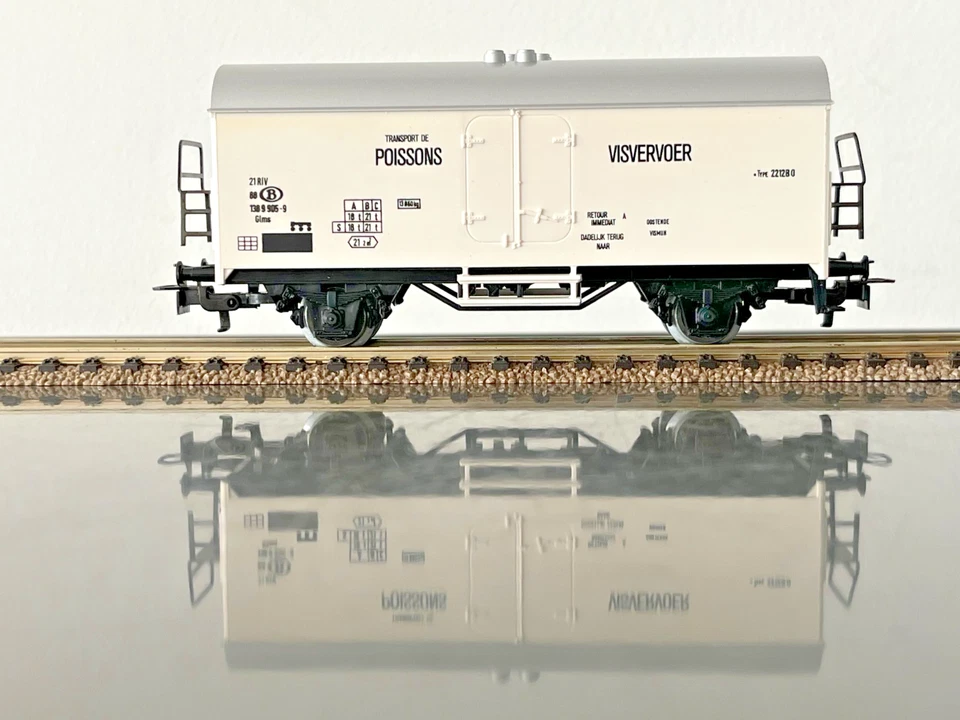 MARKLIN - XX - VAGONE TRASPORTO PESCE ""VISVERVOER"" - SNCB - H0 - NUOVO... - Immagine 1 di 4