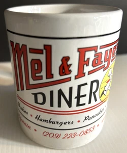Mel & Faye's Diner Jackson California Coffee Mug Cup "I'll meet you at Mel's!" - Picture 1 of 5