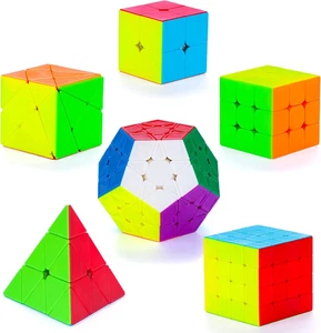 Set Di 6 Cubi Magici Di Velocità, Set Di 6 Cubi Magici Di Velocità 2X2X2 3X3X3 4 - Foto 1 di 12