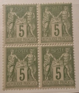 Bloc De 4 Timbres Sage Cote 200€ - Imagen 1 de 1