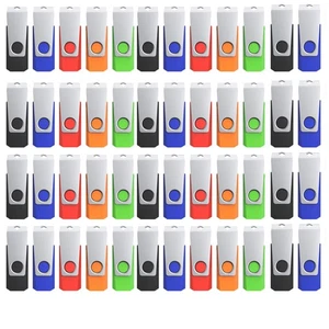 Kootion 100 Stück 8GB USB 2.0 Metal USB Sticks Mehrfarbig Flash Speichermedien - Bild 1 von 15