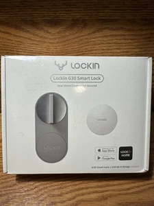 Lockin G30 Smart Lock & G30 WiFi Bridge Deadbolt East Install New - Picture 1 of 6