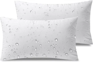Rellenos cojines exterior 12x20 pulg set 2 resistentes agua decorativo sofá cama - Imagen 1 de 12