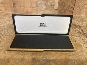 Mont Blanc Lápiz Vacío Acolchado Estuche Negro Brillante Plástico Caja de Presentación 8-3/8" - Imagen 1 de 4