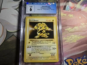 1999 Electabuzz #20 Base Set Shadowless Rare CGC 6 - Bild 1 von 2