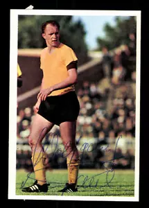 Wolfgang Paul Borussia Dortmund Bergmann Sammelbild 1967-68 Original Signiert - Bild 1 von 2
