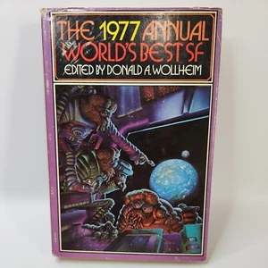 THE 1977 ANNUAL WORLD'S BEST SF Donald A. Wollheim  1977 Book Club Ed hardcover - Foto 1 di 9