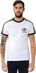 ADIDAS ORIGINALS MEN'S CALIFORNIA WHITE T-SHIRT SIZE SMALL S - Picture 1 of 6