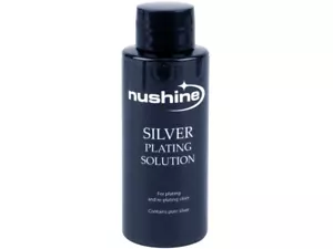 NUSHINE SILVER PLATING SOLUTION 50MLS - PLATE METALS WITH REAL SILVER - Picture 1 of 5