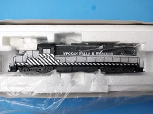LOCOMOTIVA DIESEL BROADWAY LIMITED HO SF&W RSD-15 #823 CON DCC & SOUND - Foto 1 di 12