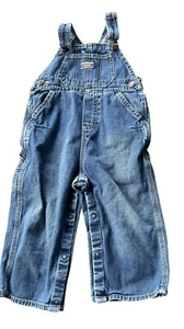 Vintage OshKosh B'Gosh Overall 24 Monate Blau Denim Baby Junge Mädchen Unisex 96367 - Bild 1 von 5