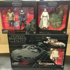 Star Wars Black Series Lot TRU Exclusive Ackbar Jedi Master Skywalker X-34 NEW