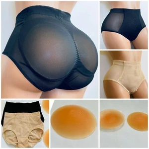 Silicone Buttocks Pads Butt Enhancer Shaper Girdle Booty Booster Panties Bubbles - Picture 1 of 8