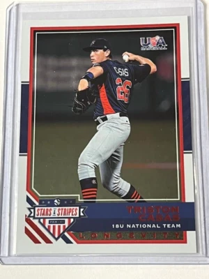 Triston Casas 2017 Panini USA Baseball Stars & Stripes Card #47 # /249 - Image 1 of 2