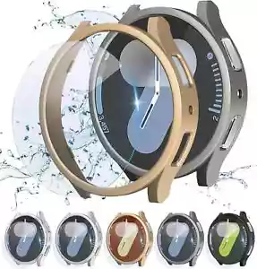 5+5 Pack Case for Galaxy Watch 7 Screen Protector 44mm Cover,Hard PC Anti Scratc - Picture 1 of 4